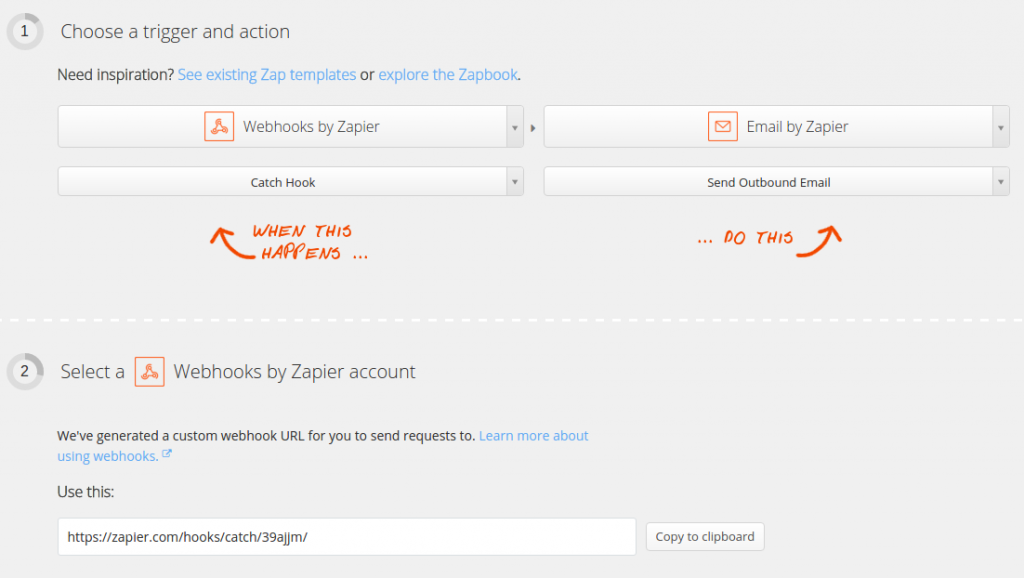 Create New Zap Zapier